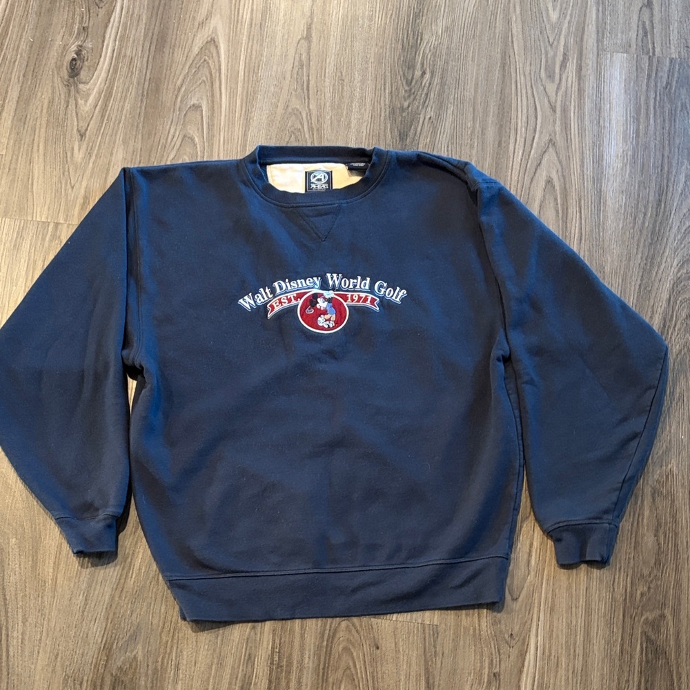 Vintage AHEAD Walt Disney World Golf Crewneck Sweatshirt - Oversized Medium